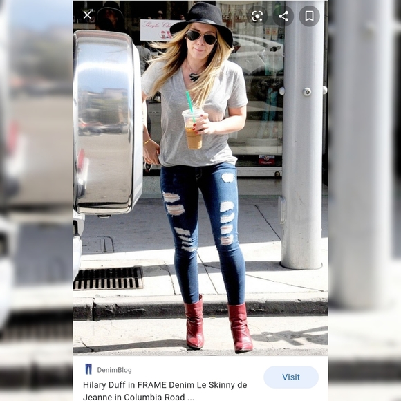 FRAME Jeans Le Skinny De Jeanne in Seville Sz 27 - Picture 8 of 8